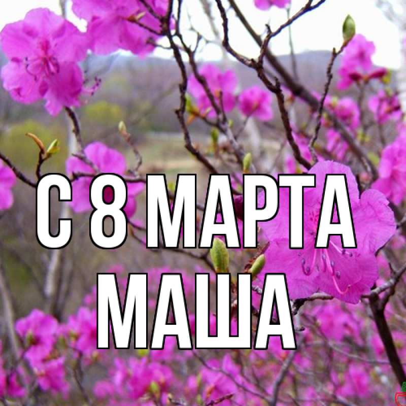 Картинка C 8 МАРТА, Маша