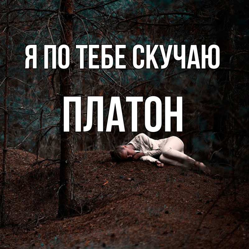 Картинка Я по тебе скучаю, Платон