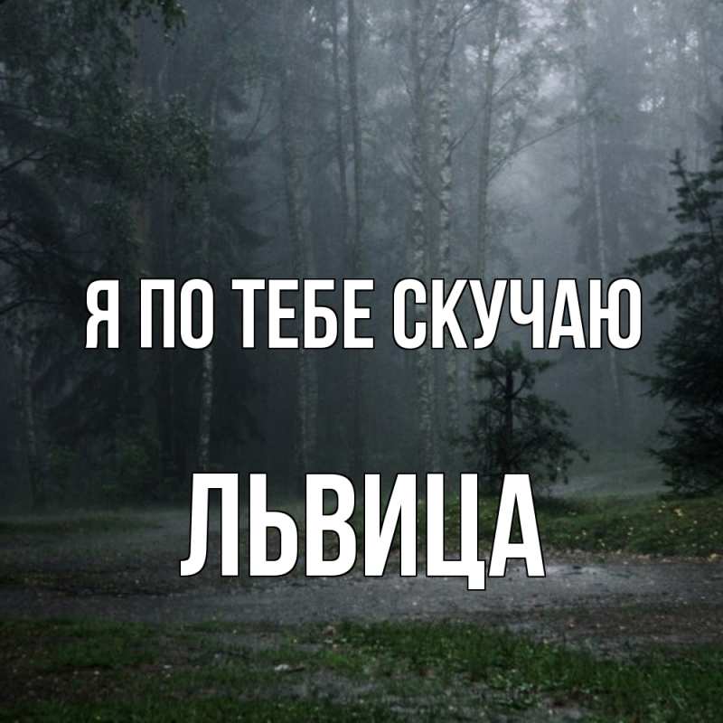Картинка Я по тебе скучаю, Львица