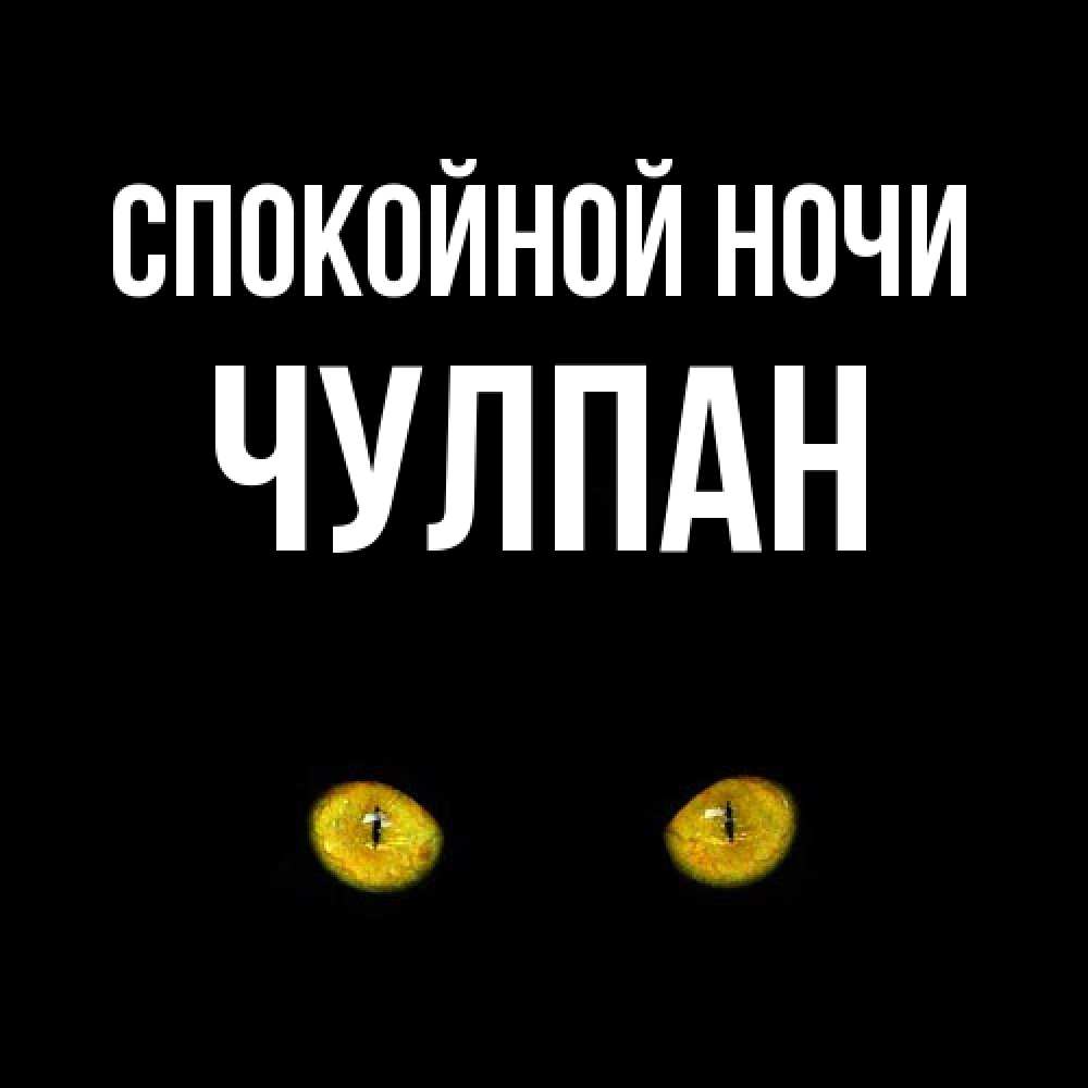 Открытка на каждый день с именем, Чулпан Спокойной ночи сладких снов бесстрашный мой дружочек Прикольная открытка с пожеланием онлайн скачать бесплатно 