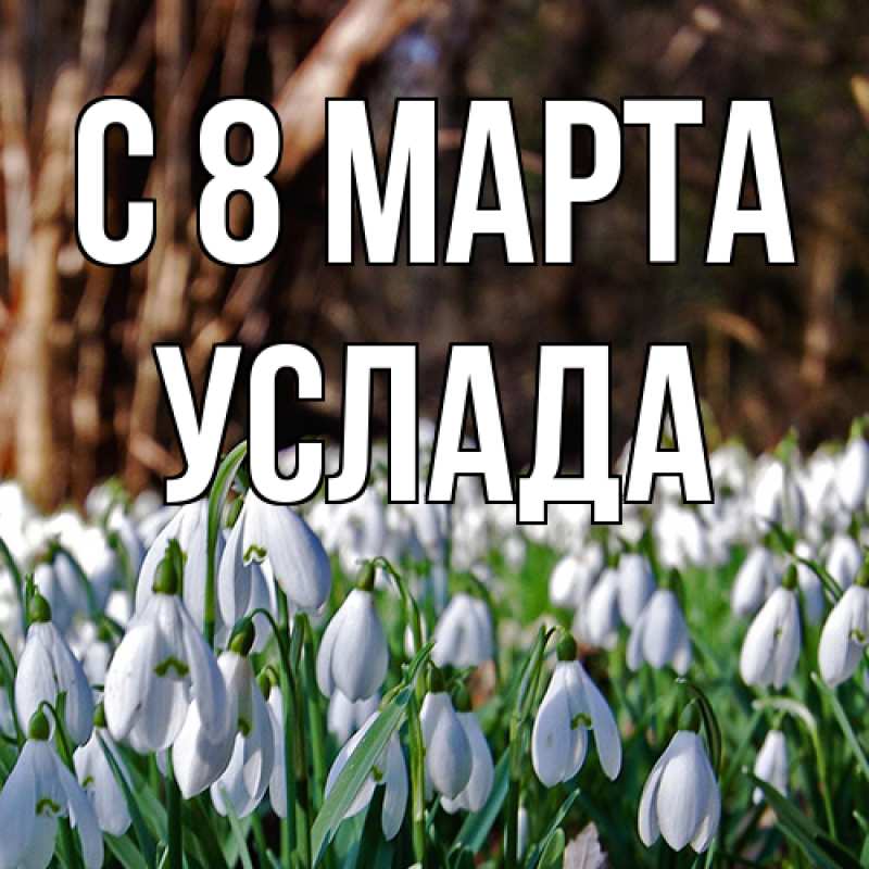 Картинка C 8 МАРТА, услада