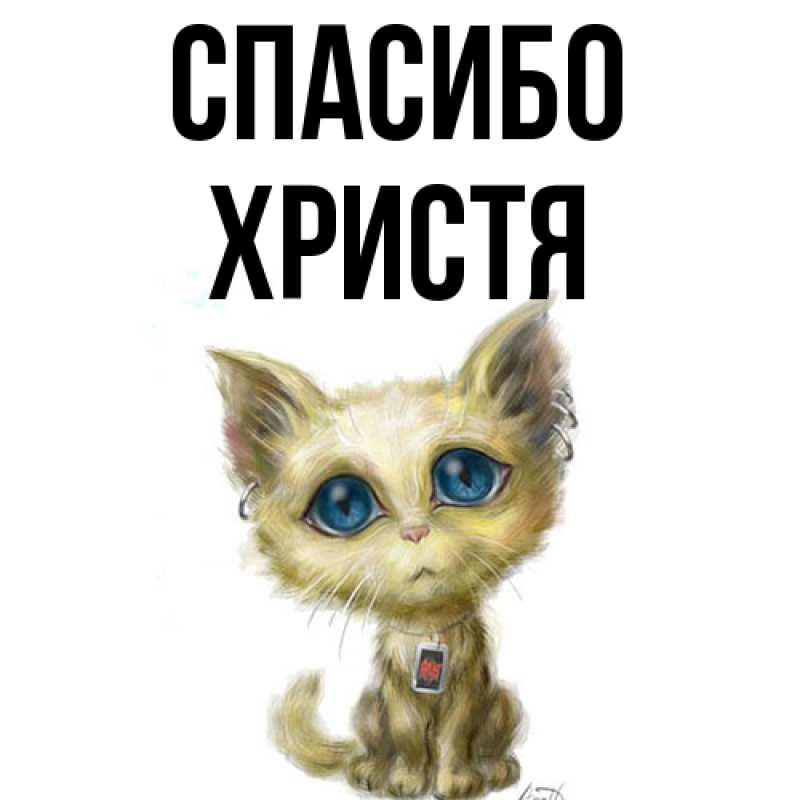 Картинка Спасибо, Христя