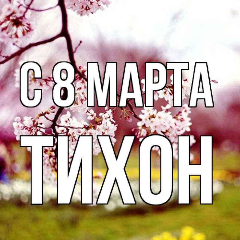 Картинка C 8 МАРТА, Тихон