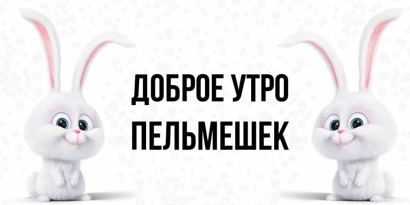 Картинка Доброе утро, пельмешек