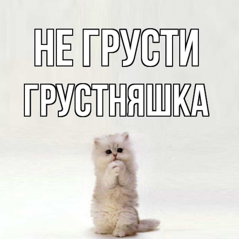 Картинка Не грусти, Грустняшка