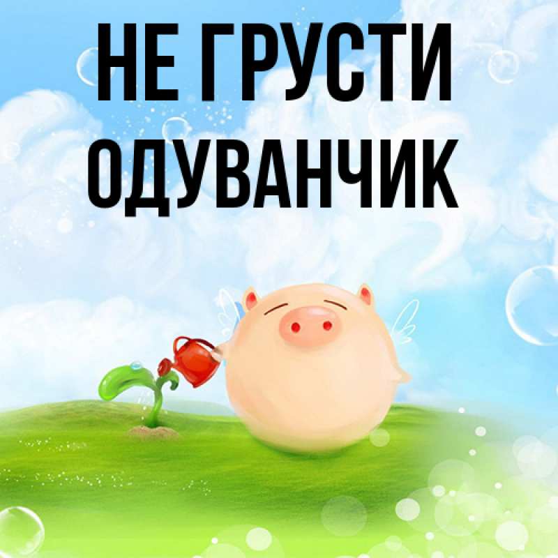 Картинка Не грусти, Одуванчик