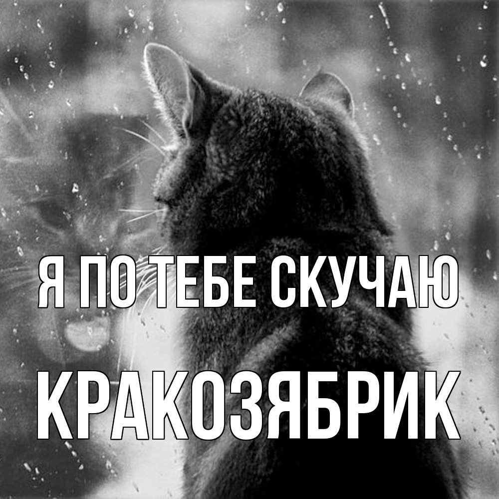 Открытка на каждый день с именем, Кракозябрик Я по тебе скучаю скорее ко мне приходи 1 Прикольная открытка с пожеланием онлайн скачать бесплатно 