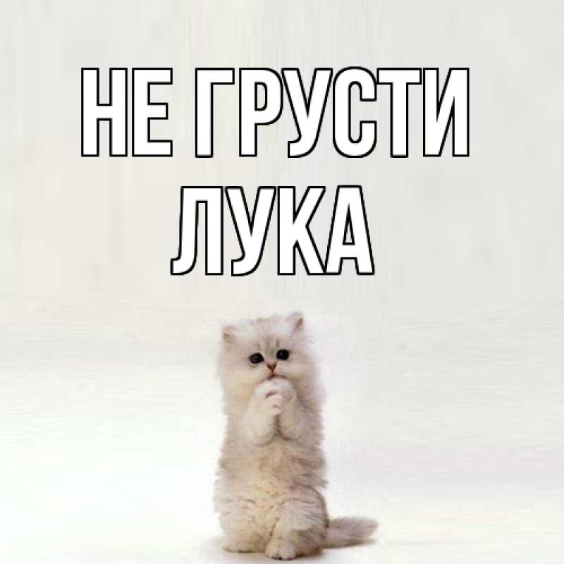 Картинка Не грусти, Лука