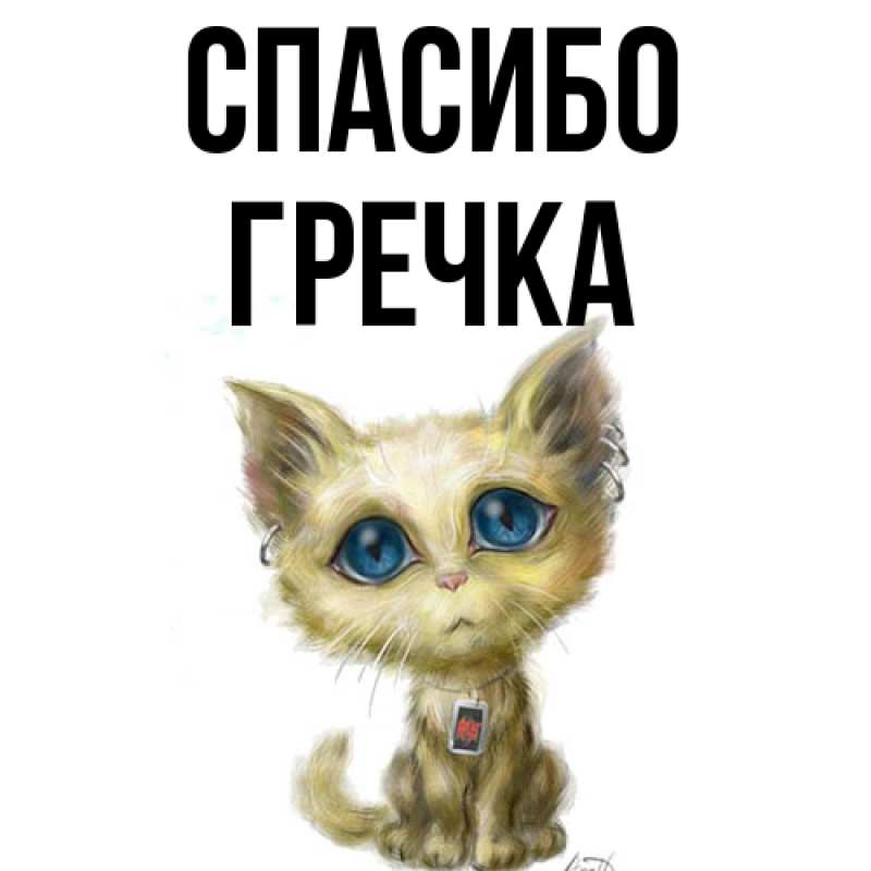 Картинка Спасибо, Гречка