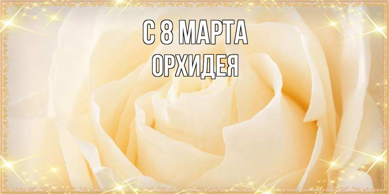 Картинка C 8 МАРТА, Орхидея