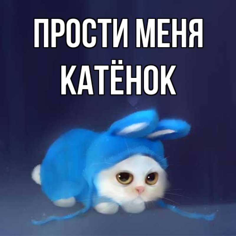 Картинка Прости меня, Катёнок