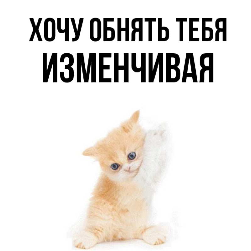 Картинка Хочу обнять тебя, изменчивая