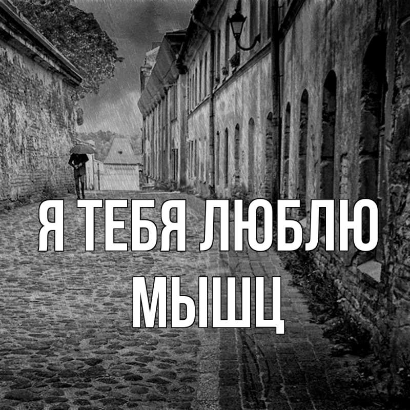 Картинка Я тебя люблю, Мышц