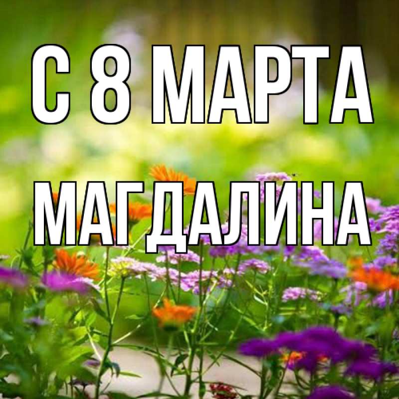 Картинка C 8 МАРТА, Магдалина