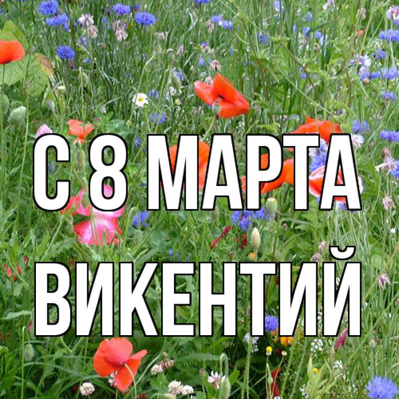 Картинка C 8 МАРТА, Викентий