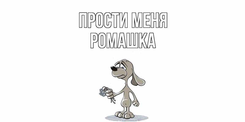Картинка Прости меня, Ромашка