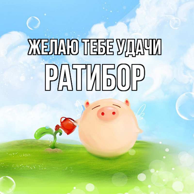 Картинка Желаю тебе удачи, Ратибор