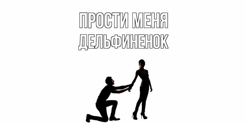 Картинка Прости меня, дельфиненок