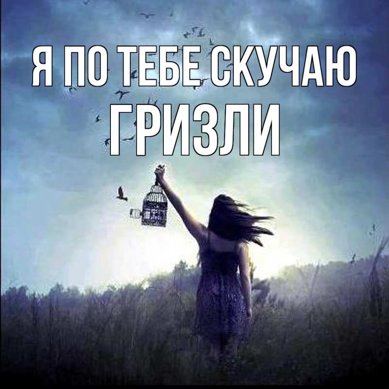 Картинка Я по тебе скучаю, Гризли