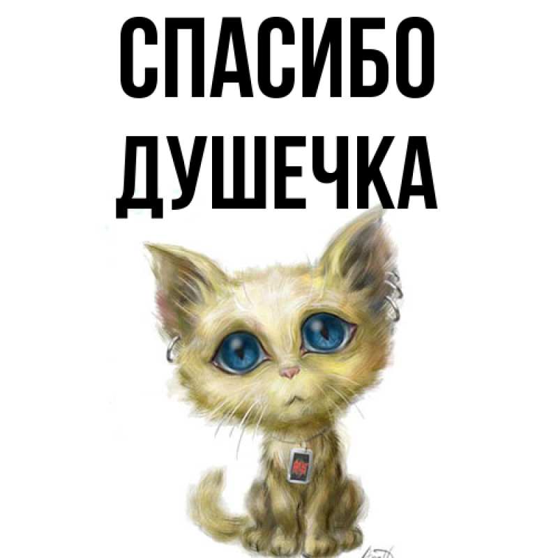 Картинка Спасибо, душечка