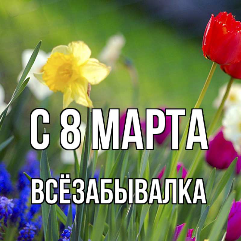 Картинка C 8 МАРТА, Всёзабывалка
