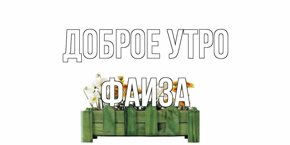 Открытка на каждый день с именем, Фаиза Доброе утро цветы Прикольная открытка с пожеланием онлайн скачать бесплатно 