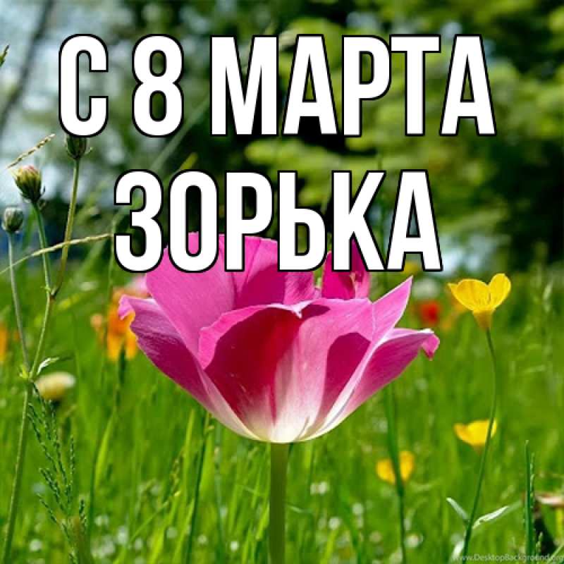 Картинка C 8 МАРТА, Зоpька