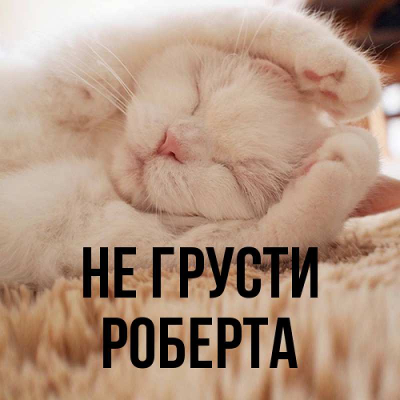 Картинка Не грусти, Роберта