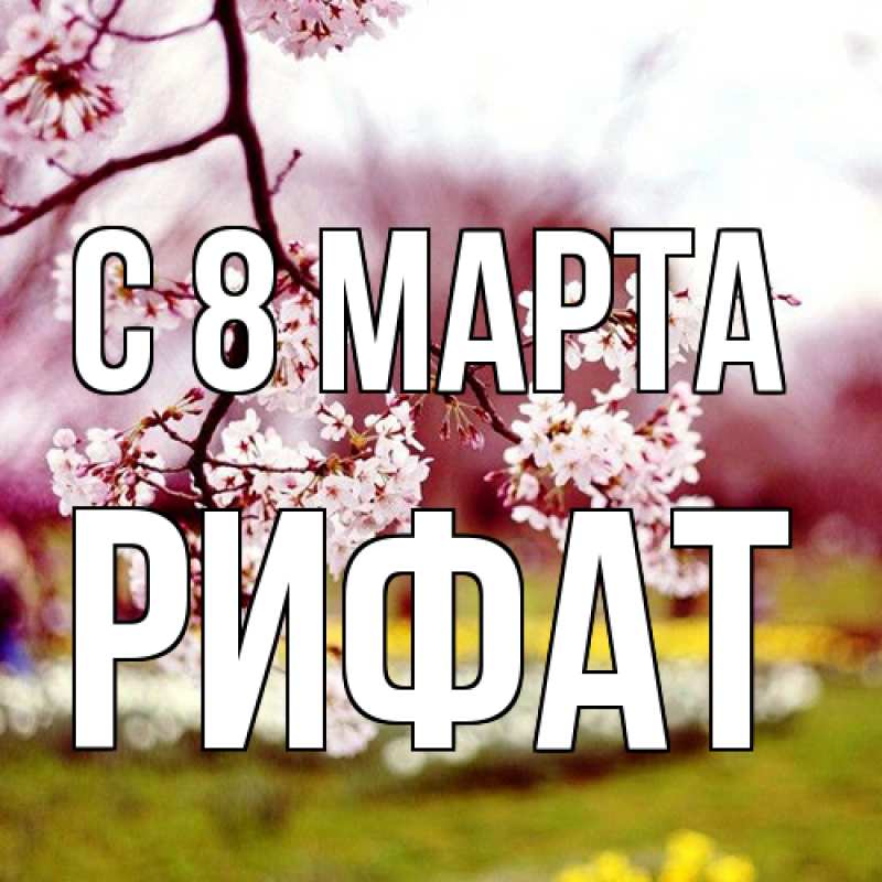 Картинка C 8 МАРТА, Рифат