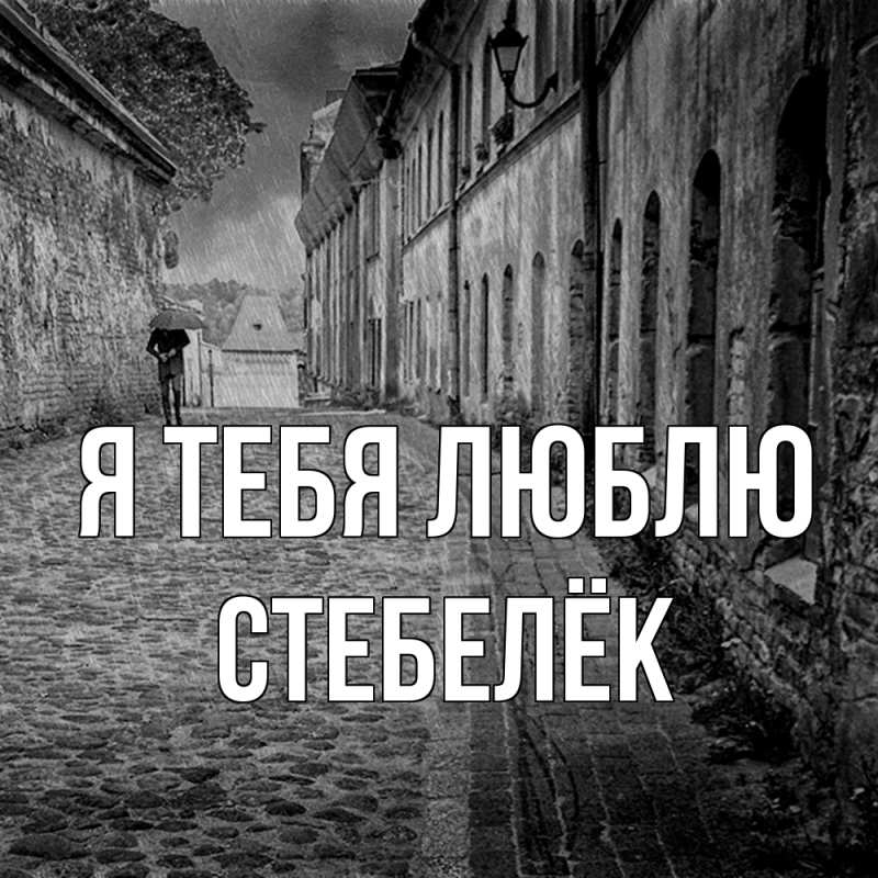 Картинка Я тебя люблю, Стебелёк