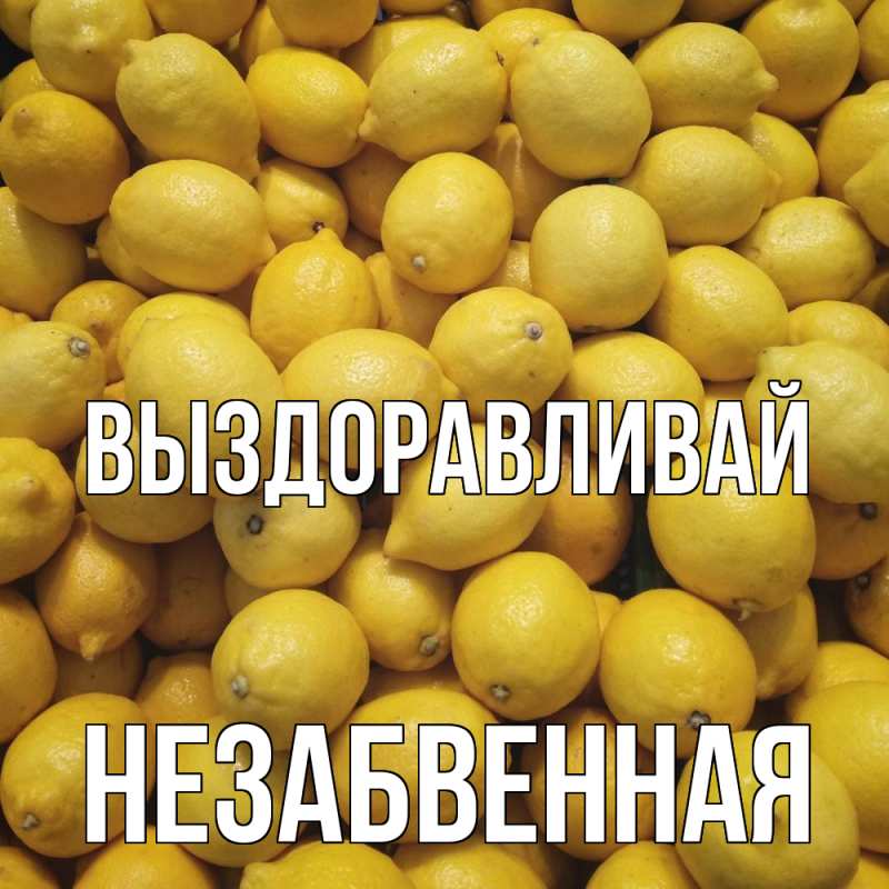 Картинка Выздоравливай, незабвенная