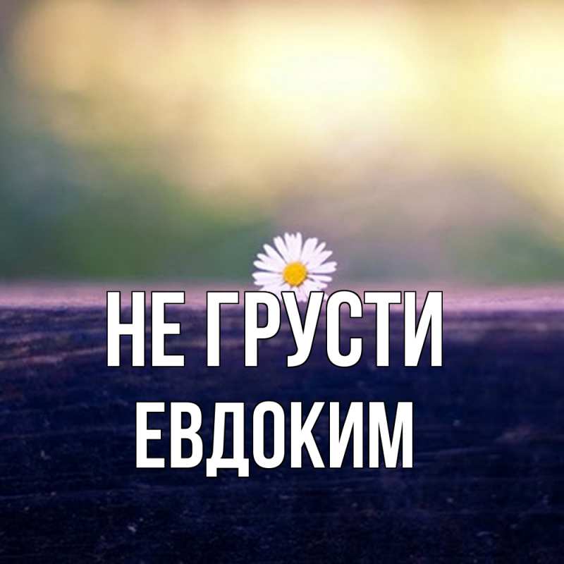 Картинка Не грусти, Евдоким