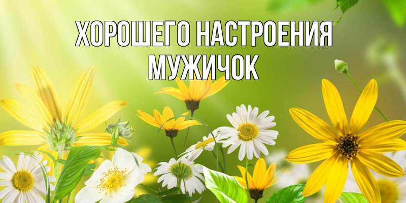 Картинка Хорошего настроения, Мужичок