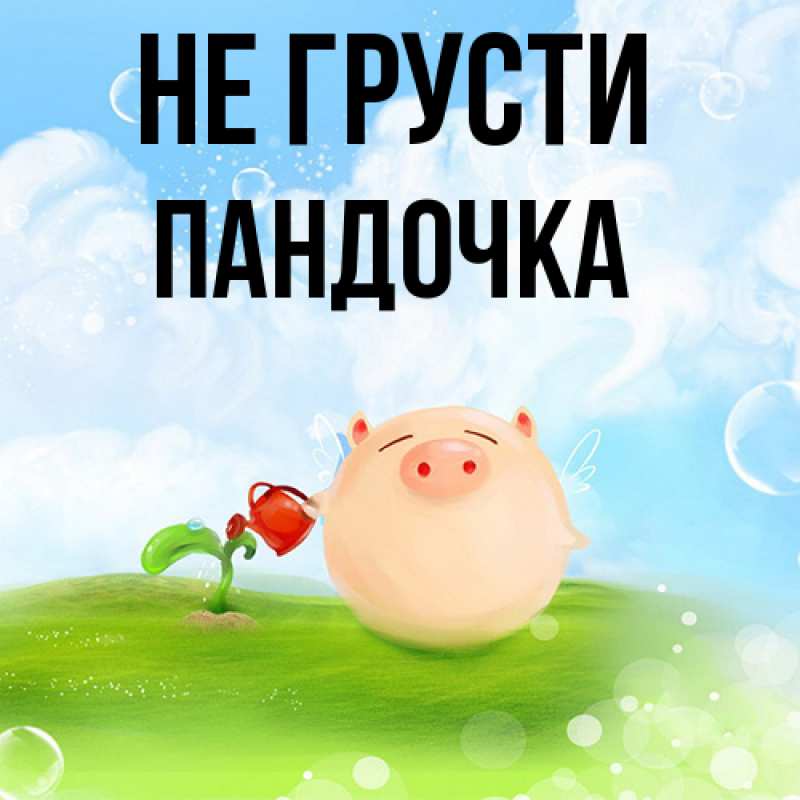 Картинка Не грусти, пандочка