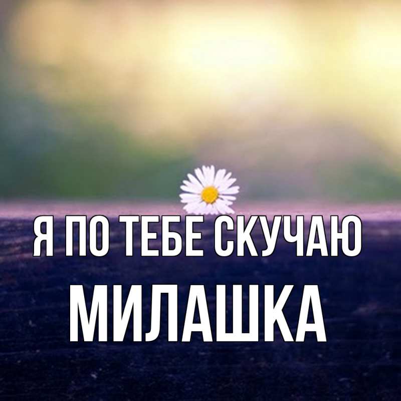 Картинка Я по тебе скучаю, Милашка