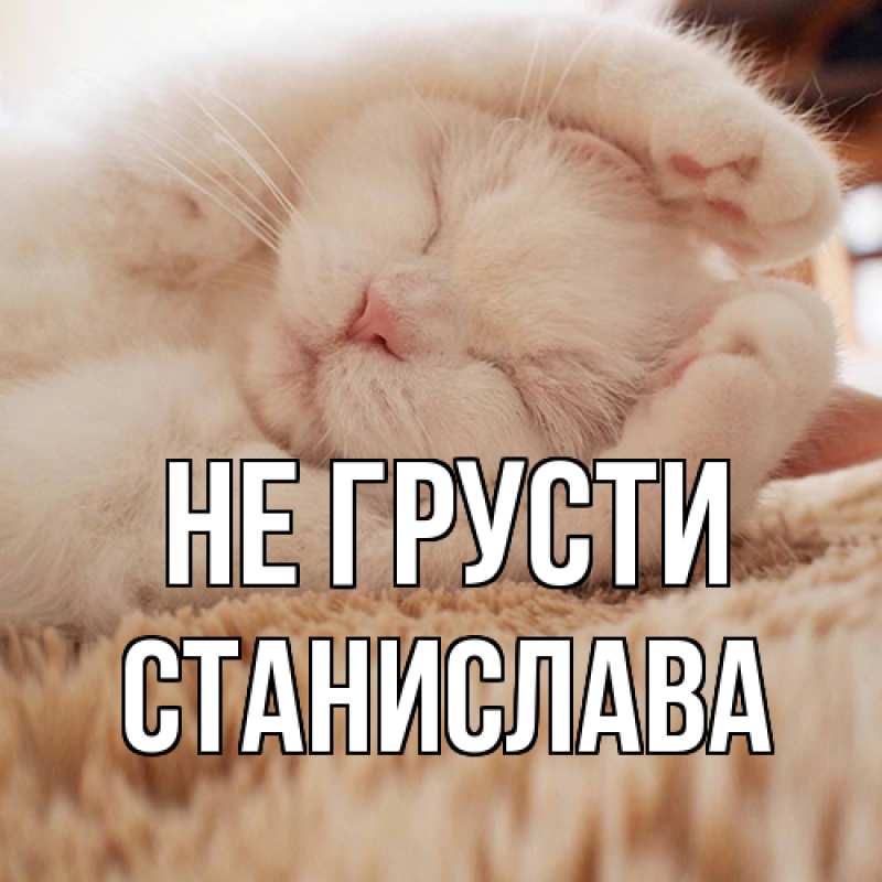 Картинка Не грусти, Станислава