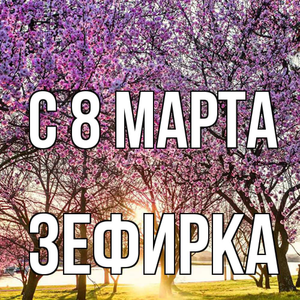 Открытка на каждый день с именем, зефирка C 8 МАРТА международный женский день Прикольная открытка с пожеланием онлайн скачать бесплатно 