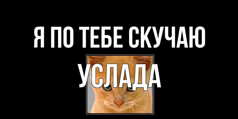 Картинка Я по тебе скучаю, услада