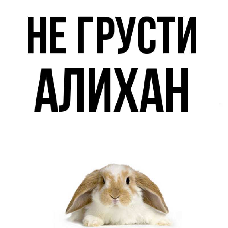 Картинка Не грусти, Алихан