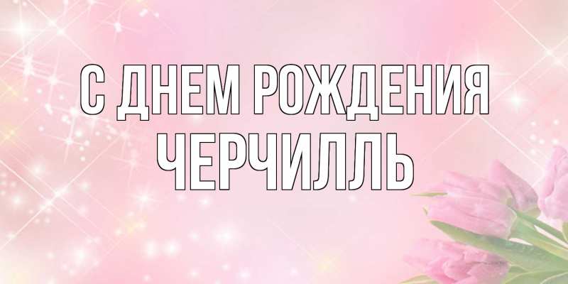 Картинка С днем рождения, Черчилль