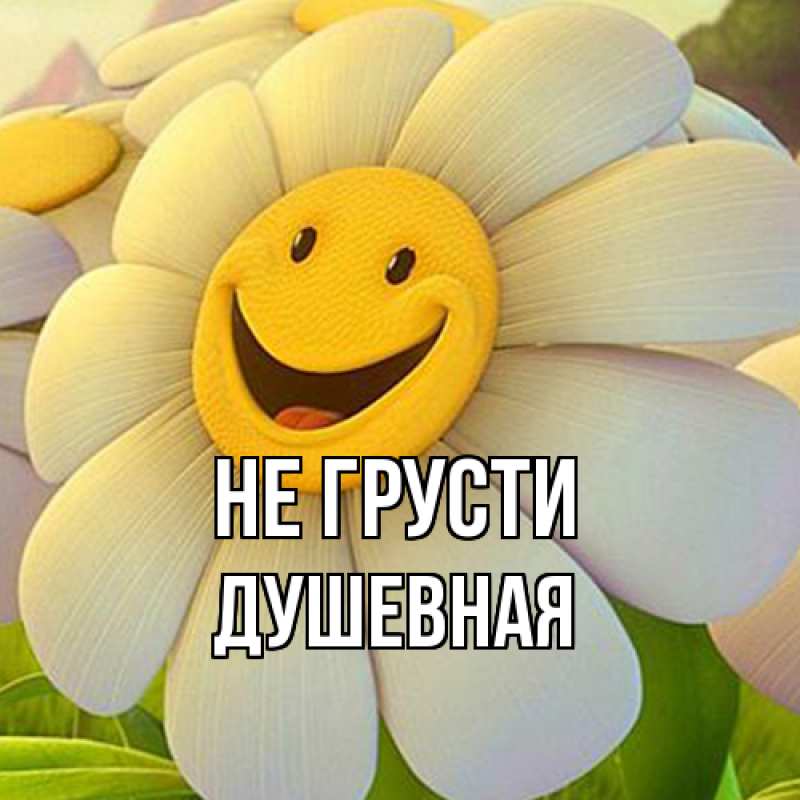 Картинка Не грусти, Душевная