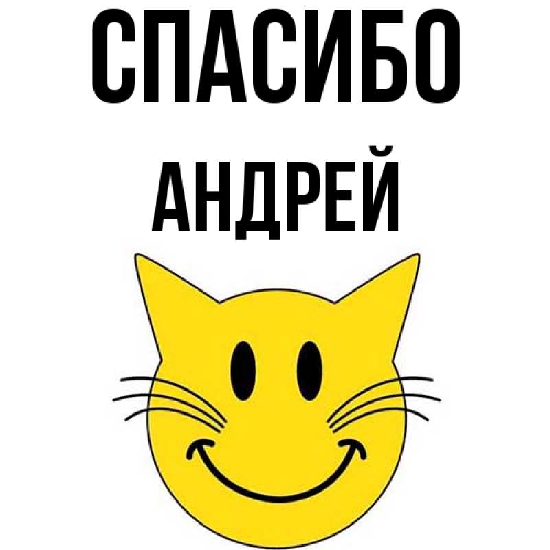 Картинка Спасибо, Андрей