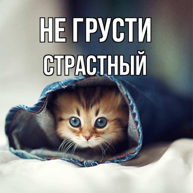 Картинка Не грусти, Страстный