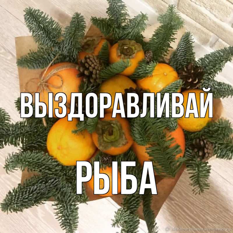 Картинка Выздоравливай, Рыба