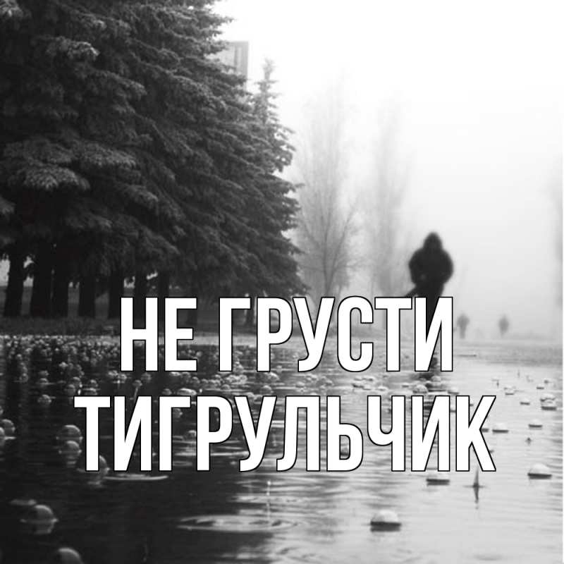 Картинка Не грусти, Тигpульчик