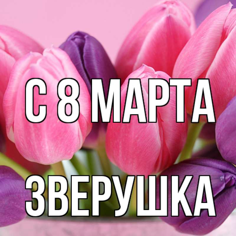 Картинка C 8 МАРТА, Зверушка