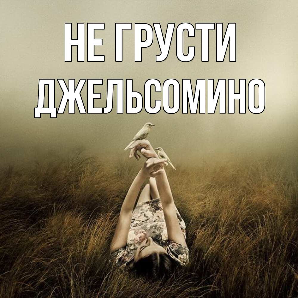 Открытка на каждый день с именем, Джельсомино Не грусти поле и туман Прикольная открытка с пожеланием онлайн скачать бесплатно 