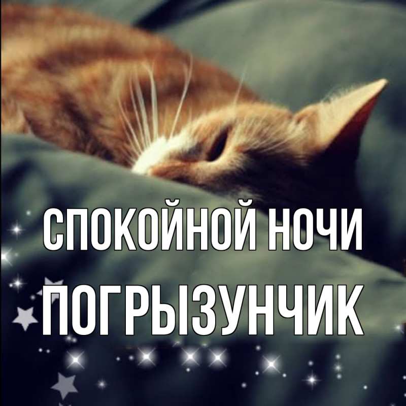 Картинка Спокойной ночи, Погрызунчик