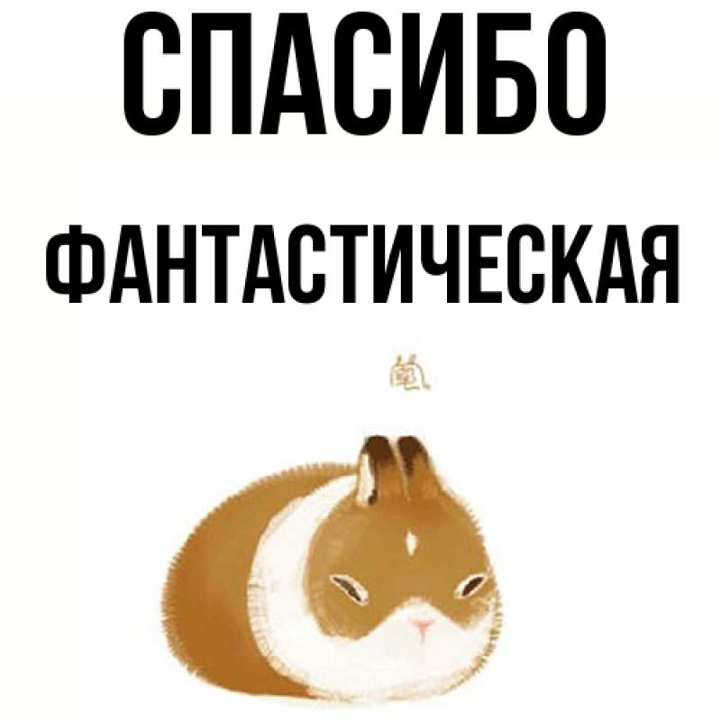 Картинка Спасибо, Фантастическая