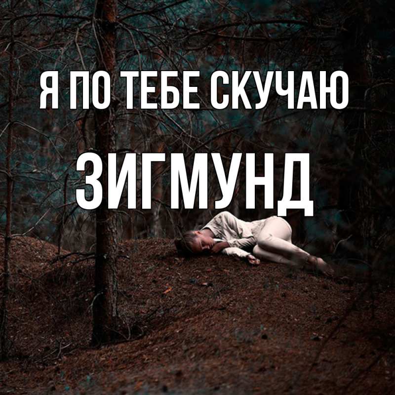 Картинка Я по тебе скучаю, Зигмунд